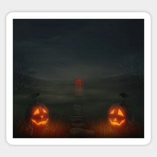 Halloween jack-o'-lanterns Sticker